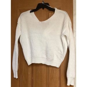 Rue 21 Cropped Knot Sweater